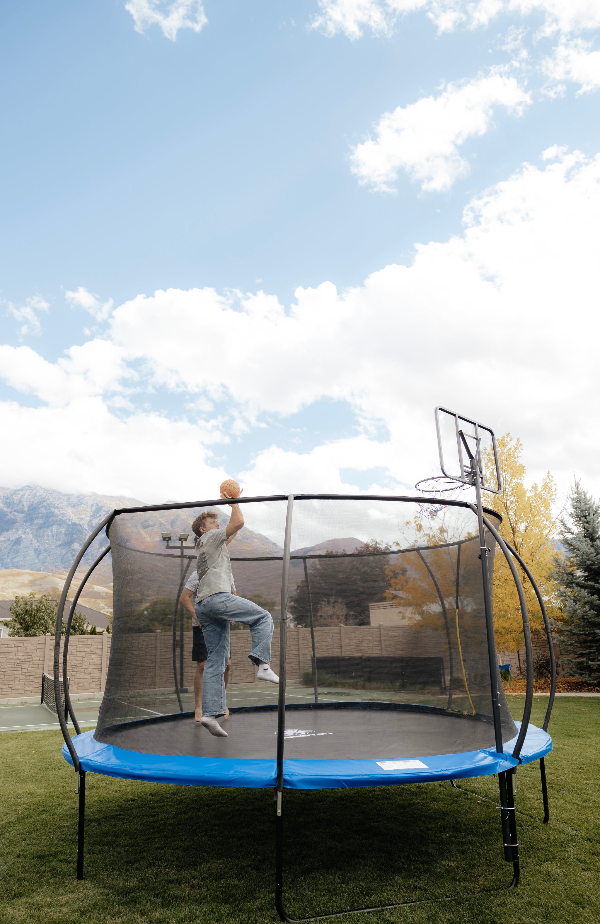 ABOVE GROUND TRAMPOLINE HOOP