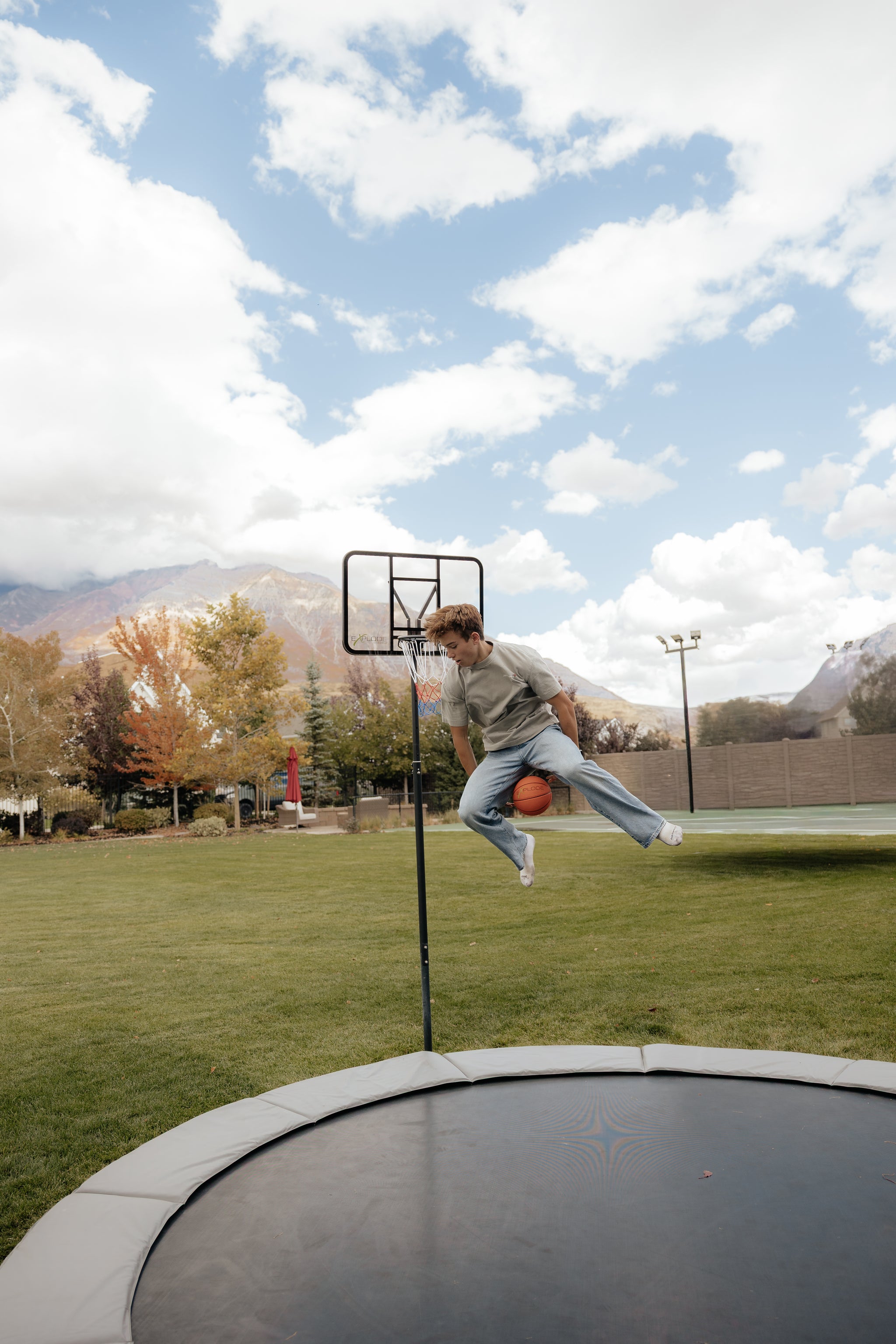 IN-GROUND TRAMPOLINE HOOP