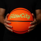 EXTREME NIGHTIME BUNDLE (Hoop, LED Backboard lights, LED Rim lights, Glow in the dark Basketball, Glow in the dark net)